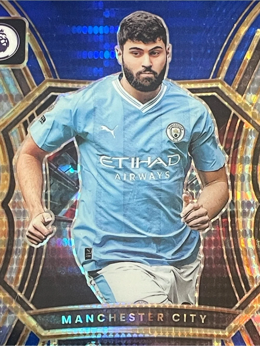2023/24 Panini Select Future Man City Joško Gvardiol Blue Pulsar Card